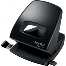 Caurumotājs Leitz NeXXt, no pārstrādāta materiāla, 30 lapas, melns