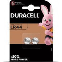 Baterijas DURACELL Alkaline LR44 1.5V, 2 gab./iepak. ( Iepak. x 2 )