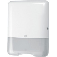 Roku dvieļu dozators TORK SINGLEFOLD/C-FOLD, 439 x 333 x 136 mm, baltā krāsā