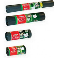 Atkritumu maisi MERKANT, tilpums 60 L, 10 gab., 35 mkr, LDPE, 60 x 78 cm, pelēkā krāsā ( Iepak. x 3 )