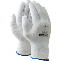 Poliamīda cimdi ar vinila mikropunktējumu TAMREX 3137, baltā krāsā, pāris, izmērs 8 ( Gab. x 4 )