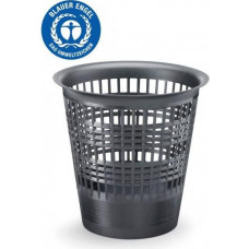 Atkritumu grozs, izturīgs 12,5 L apaļš, melns
