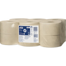 Tualetes papīrs TORK ADVANCED MINI JUMBO T2,120377, 2 sl., 9,4 cm x 170 m, dabīgs sp. ( Gab. x 12 )