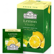 Zaļā tēja AHMAD GREEN LEMON, 20 maisiņi paciņā ( Gab. x 2 )