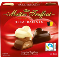Pralinē konfekšu kārba MAITRE TRUFFOUT, 45g ( Iepak. x 2 )