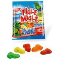 Želejkonfektes FIGLE MIGLE Frogs, 80g ( Iepak. x 4 )
