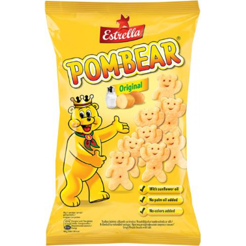 UZKODA ESTRELLA POM BEAR KRAUKŠĶĪGA AR SĀLI 65G ( Gab. x 2 )