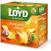 Augļu tēja LOYD Pyramids ar ananasu un bumbieru garšu, 20x2 g ( Iepak. x 2 )