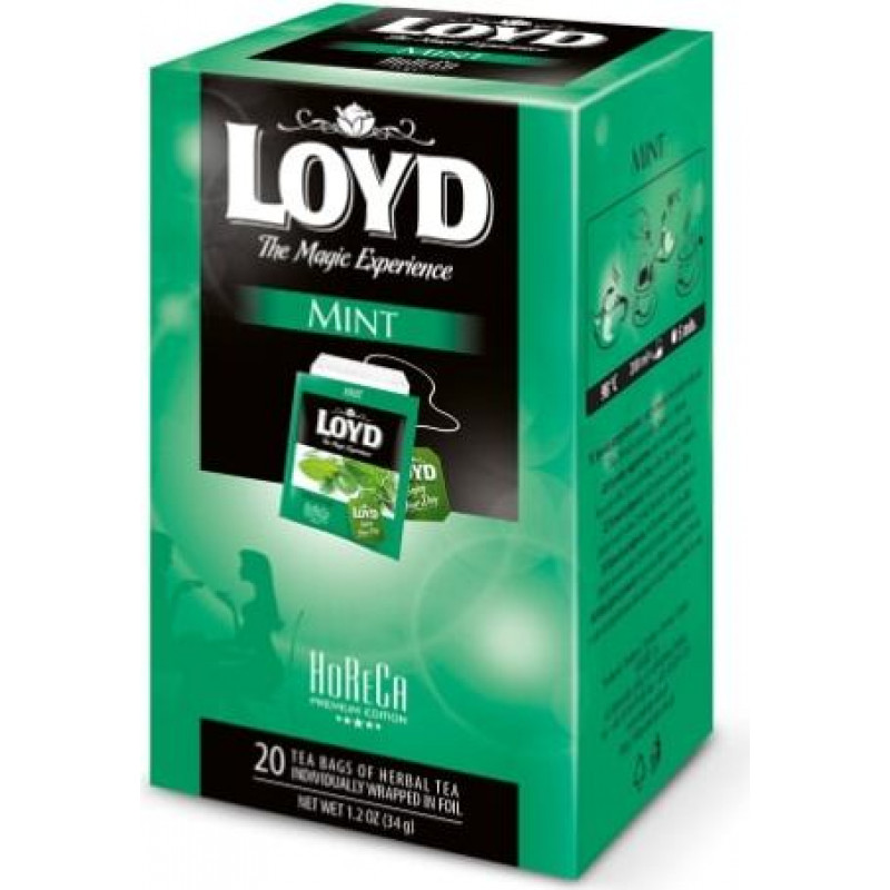 Piparmētru tēja LOYD  FS  20 maisiņi x 1.7 g paciņā ( Gab. x 2 )