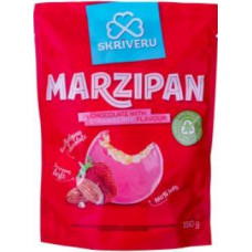 SKRĪVERU marcipāns šokolādē ar zemeņu garšu, 150 g