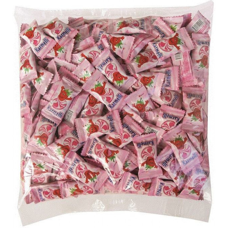 Jednosc Karameles JEDNOSC ar zemeņu un krējuma garšu, 1kg