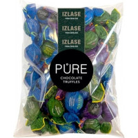 Piena šokolādes trifeles ar pildījum.