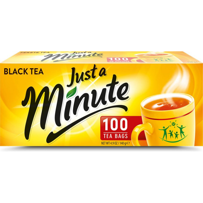 Melnā tēja JUST A MINUTE, 100x1,4g ( Gab. x 2 )