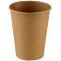 Papīra krūzīte KRAFT, PAP, kartona, 360ml, D 90mm, 0.515kg, 50gab ( Gab. x 2 )