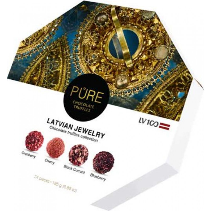 Piena šokolādes trifeļu kolekcija 