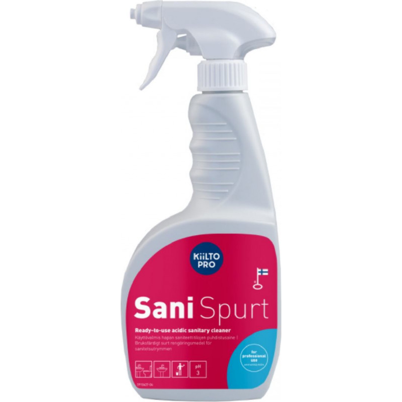 Sanitārais tīrīšanas līdzeklis KIILTO Sani Spurt, 750ml