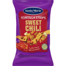 Kukurūzas čipsu strēmelītes ar saldā čili garšu 185g, Santa Maria ( Gab. x 2 )