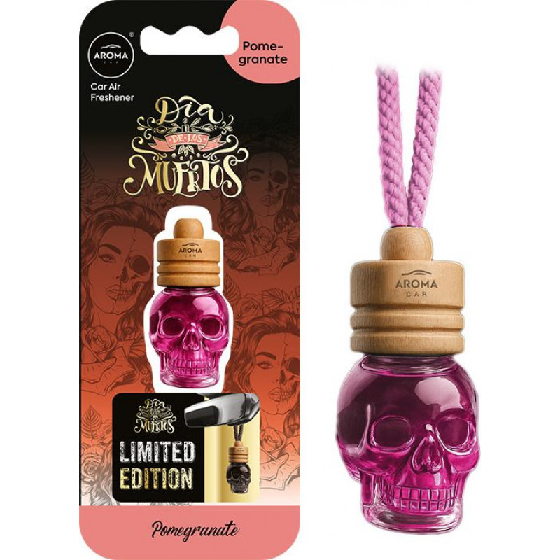 Aroma Car gaisa atsvaidzinātājs, Pomegranate Skull, pudelīte 6,5ml