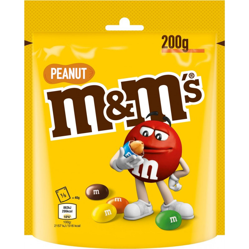 M&M's Peanut pouch bag 200g