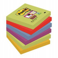 Līmlapiņas Super Sticky MARRAKESH 76x76mm/90lap.asorti, 6 gab