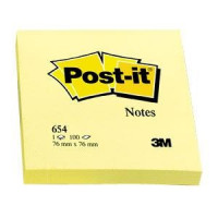 3M Līmlapiņas 3M Post-it 76x76mm/100l. dzeltenas
