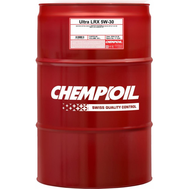 CHEMPIOIL Motoreļļa Ultra LRX 5W-30, 60L