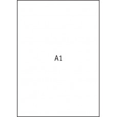 Papīrs rasēšanai Kreska A1 formāts, ar izmēru 605x860 mm, 170 g/m2, 20 gab./iepak.
