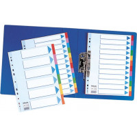 Sadalītājs dokumentiem Esselte, kartona,A4 formāts, 1-5 krāsains