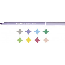 Flomasteri CARIOCA Pastel, 8 krāsas