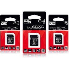 Atmiņas karte GOODRAM microSDXC 64GB class 10 UHS I + adapteris