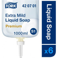 Šķidrās ziepes TORK Premium Mild Non Perfumed S1, 1 L