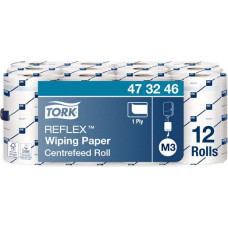 Papīra dvieļi TORK Advanced Reflex Mini M3, 1.sl., 343 lapiņas rullī, 19.8 x 35 cm, 120 m/rullī, baltā krāsā ( Gab. x 12 )