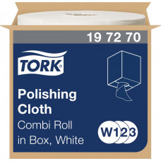Pulēšanas lupatiņa TORK Premium Combi Roll W1/2/3, balta sp., (197270)