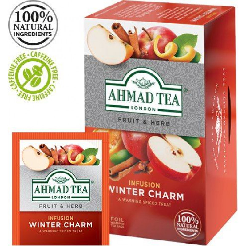 Tēja AHMAD Alu WINTER CHARM, 20 maisiņi x 2 g paciņā