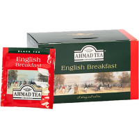 Melnā tēja AHMAD Alu ENGLISH BREAKFAST, 20 maisiņi  x 2 g paciņā ( Gab. x 2 )