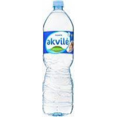 Dabīgs minerālūdens AKVILE 1.5 L, negāzēts, plastmasas  pudelē ( Gab. x 6 )