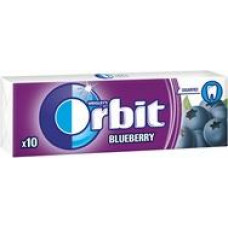 Košļājamā gumija ORBIT Blueberry Stickpack 10 gab. ( Iepak. x 5 )