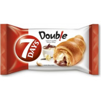 Kruasāni 7DAYS ar kakao un vaniļas pildījumu, 60g ( Iepak. x 5 )