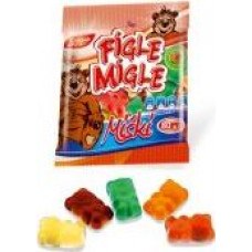 Želejkonfektes FIGLE MIGLE Bears, 80g ( Iepak. x 4 )