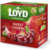 Augļu tēja LOYD Pyramids Sweet Cherry, 20x2g ( Iepak. x 2 )