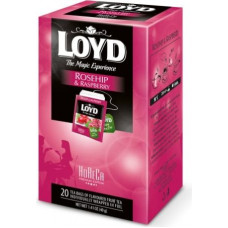 Augļu tēja LOYD ar mežrozītēm un avenēm 20x2g ( Gab. x 2 )
