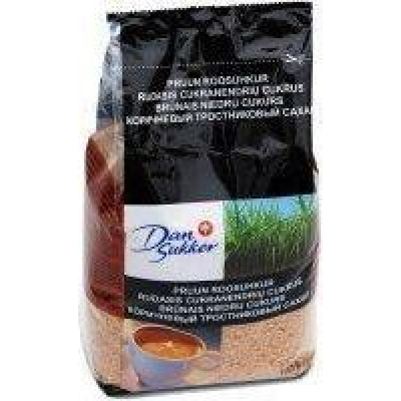 Brūnais niedru cukurs DAN SUKKER, 750g