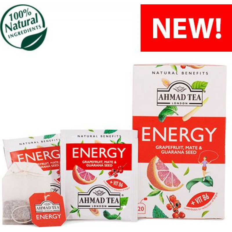 Ahmad  Tēja 20' Alu Benefits Energy