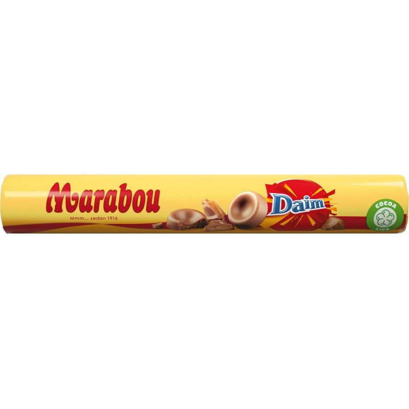 Piena šokolādes konfektes MARABOU Daim Roll, 67 g ( Gab. x 2 )