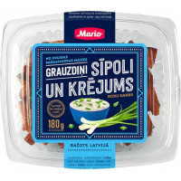 Grauzdiņi MARIO, ar sīpolu un krējuma garšu, 180g ( Gab. x 2 )