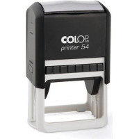 Zīmogs COLOP Printer 54, melns korpuss, bez krasans spilventiņš