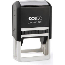 Zīmogs COLOP Printer 54, melns korpuss, bez krasans spilventiņš