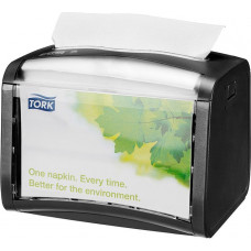 Dozators salvetēm TORK XPRESSNAP TABLETOP, 20.1 x 15.5 x 15 cm, melnā krāsā