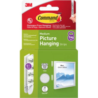 Montāžas elements 3M Command, 2x4 gab/iep.