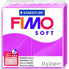 Cietējoša modelēšanas masa FIMO SOFT, 57 g, aveņu krāsa (raspberry red) ( Gab. x 2 )